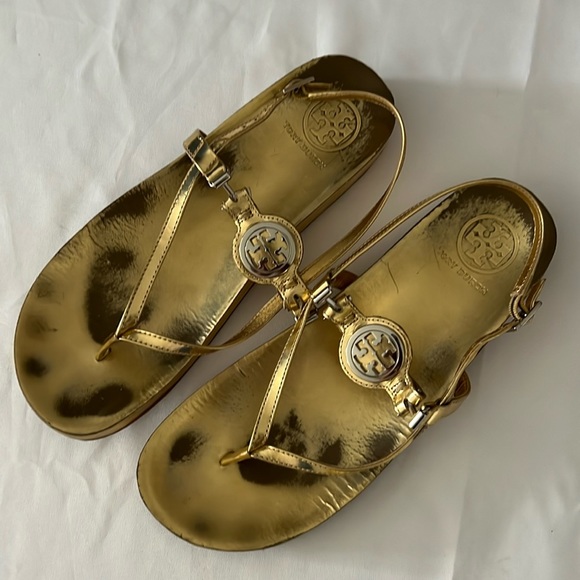 Tory Burch Platform Thong Sandals Size 8 - Picture 1 of 8